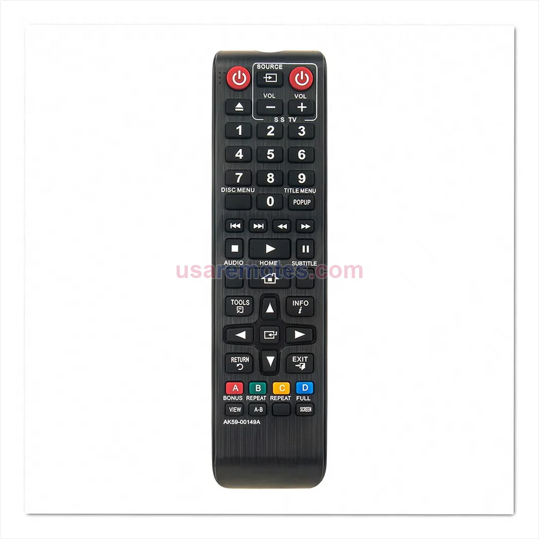 Samsung BD-JM57C remote control replacement Samsung BD-JM57C remote control replacement