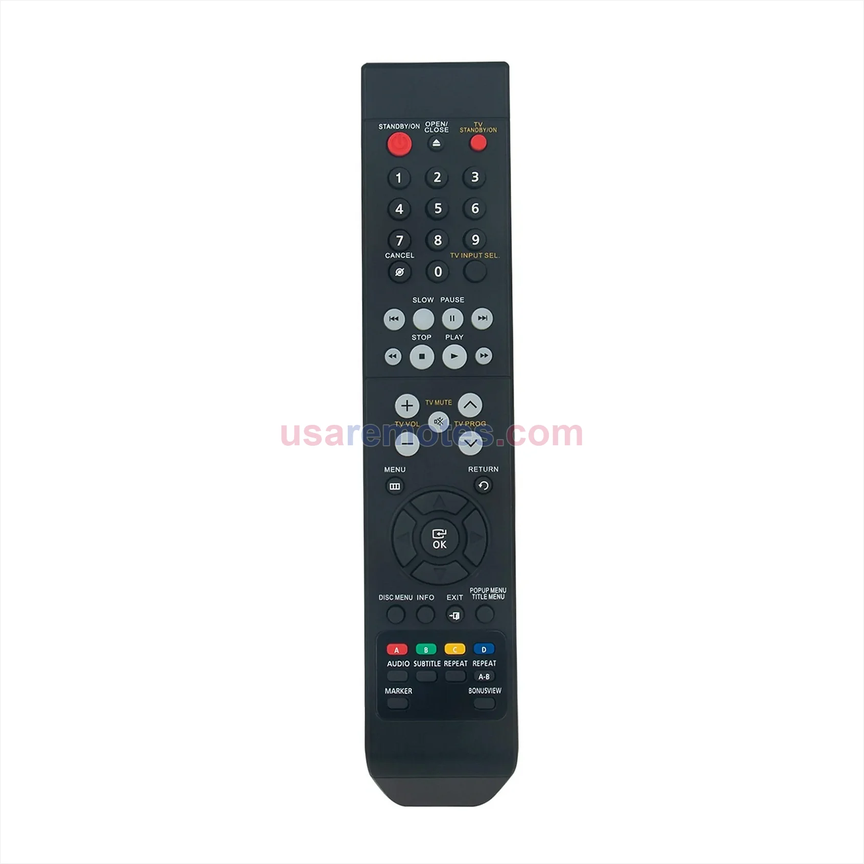 Samsung BD-P2550/XAA remote control replacement Samsung BD-P2550/XAA remote control replacement