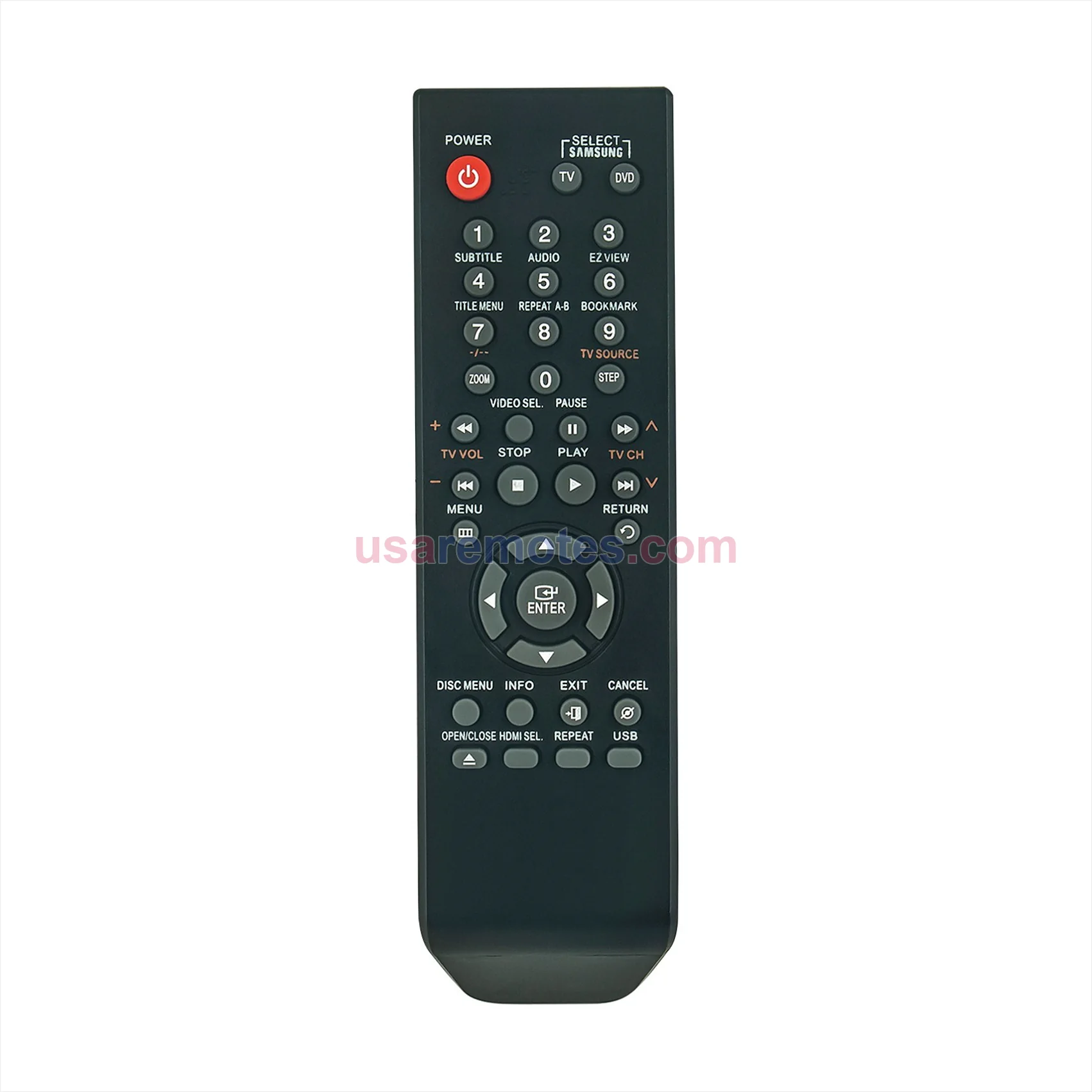Samsung DVD-1080AV remote control replacement Samsung DVD-1080AV remote control replacement