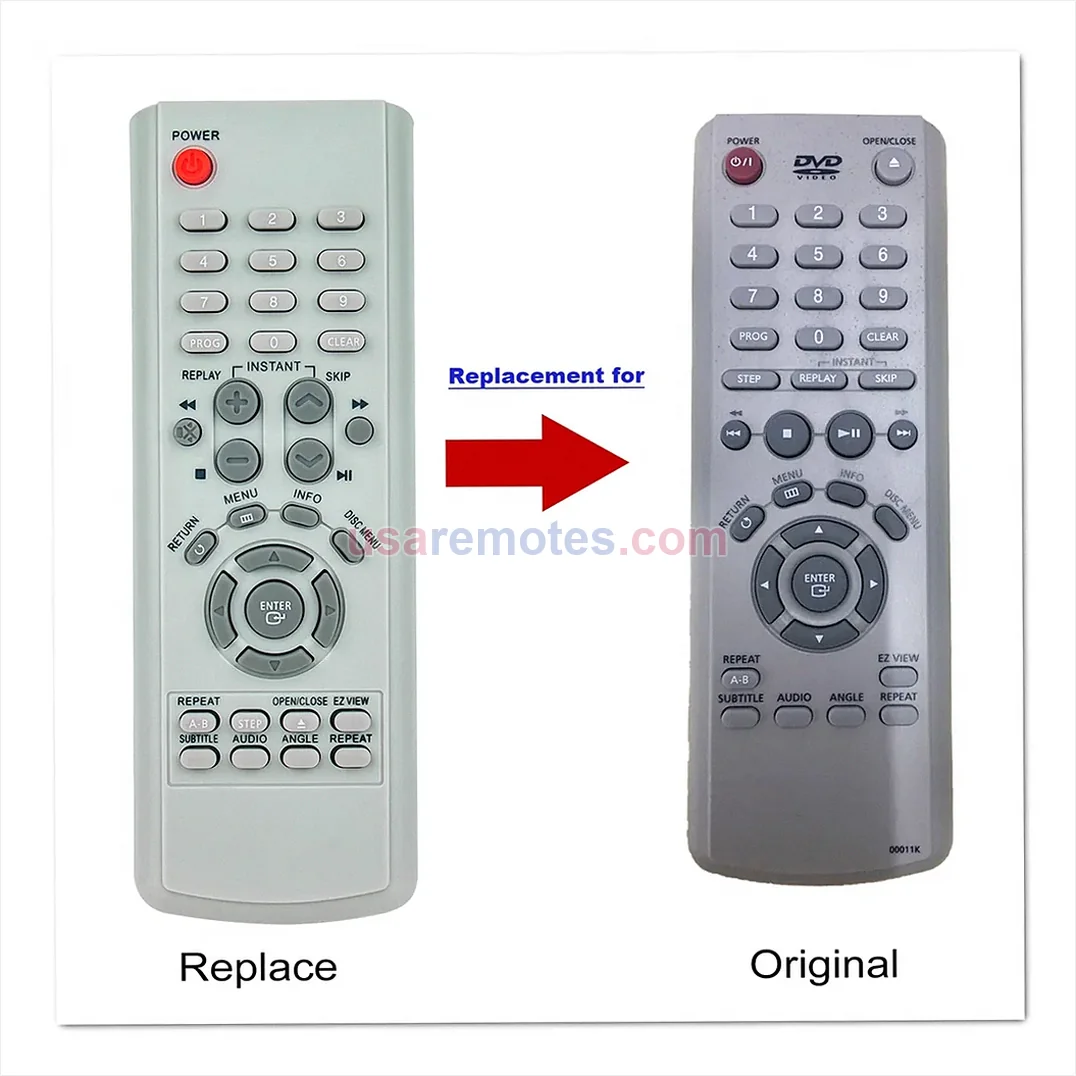 Samsung DVD-P246A remote control replacement Samsung DVD-P246A remote control replacement