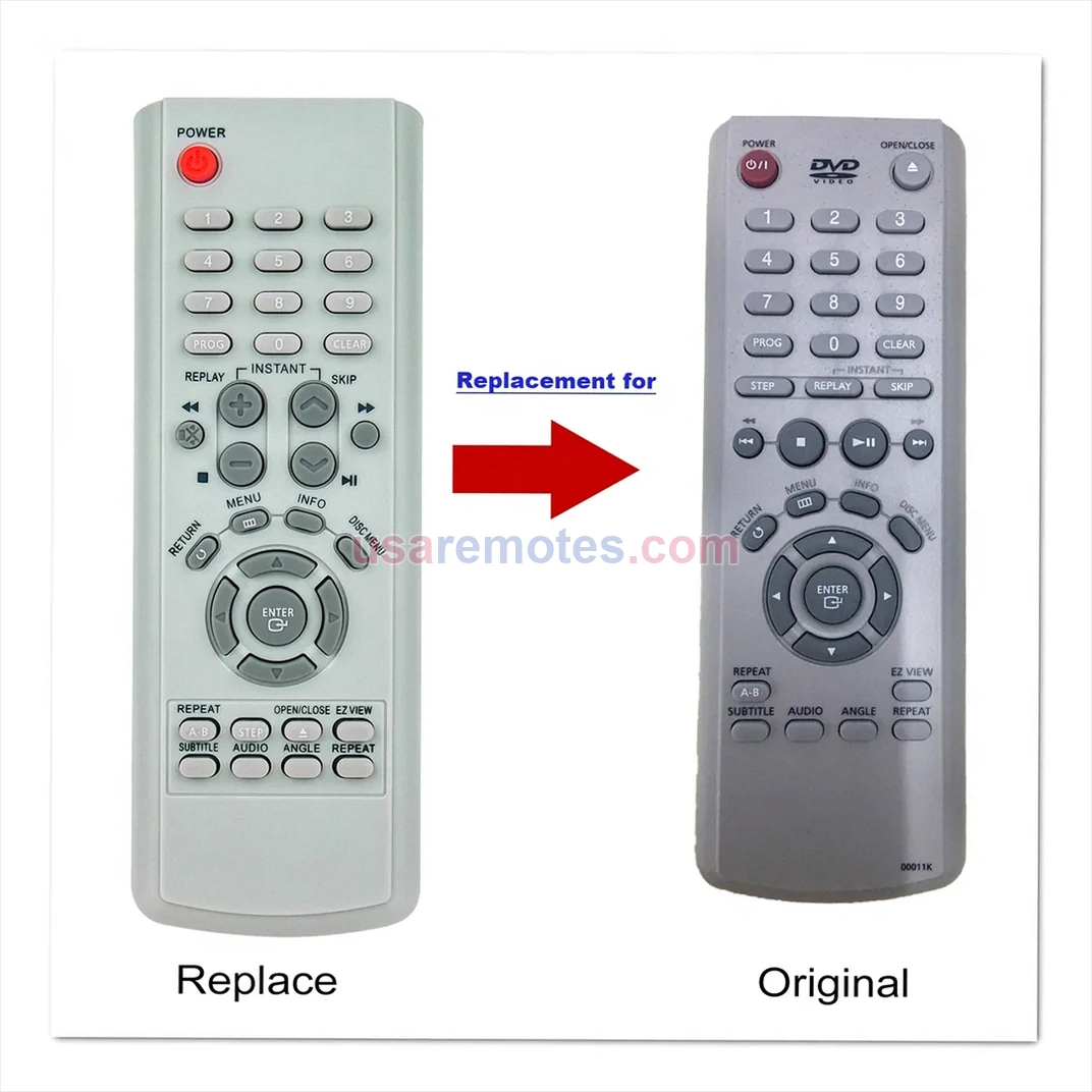 Samsung DVD-P246M remote control replacement Samsung DVD-P246M remote control replacement