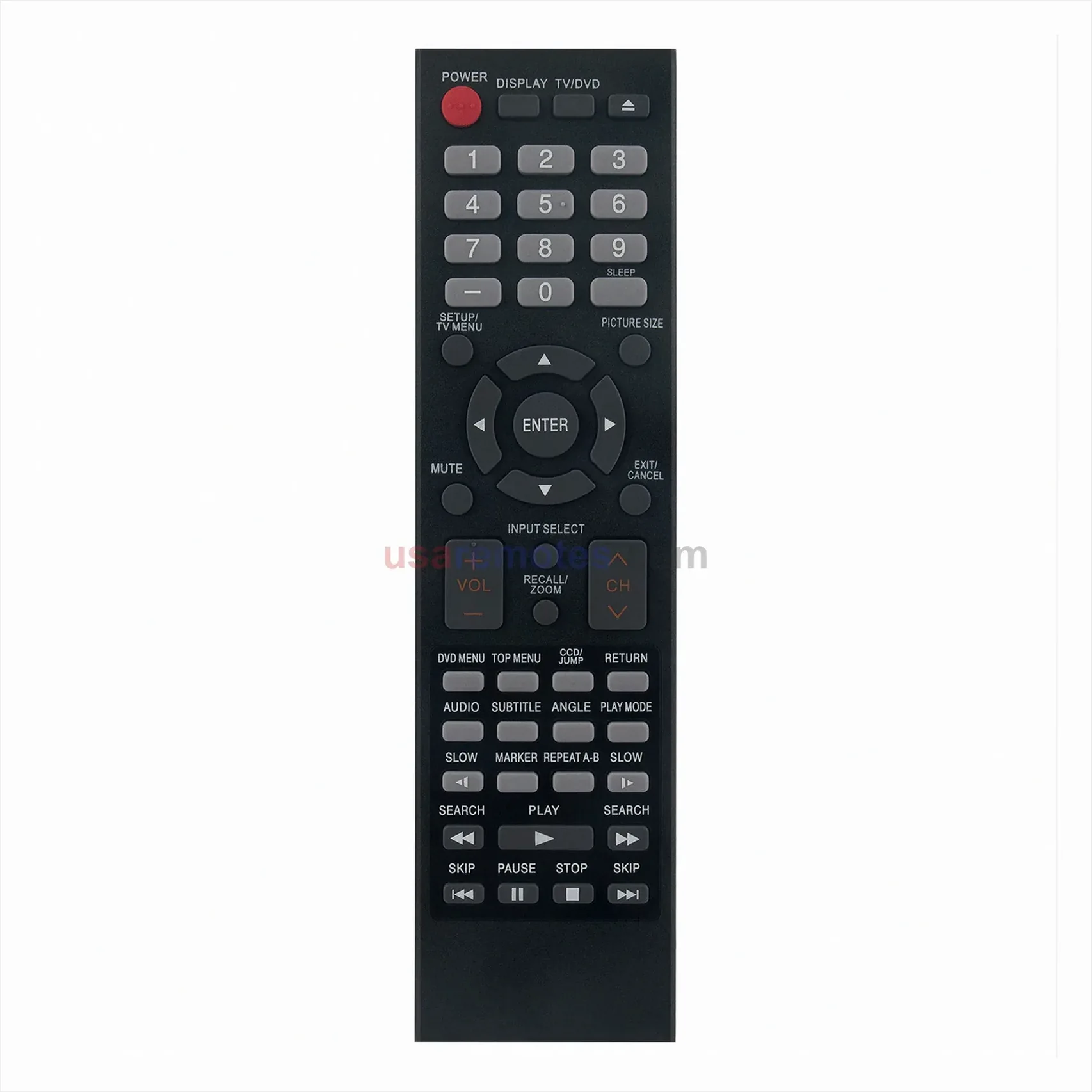 Sanyo DP26670 TV DVD Combo Remote Control Sanyo DP26670 TV DVD Combo Remote Control