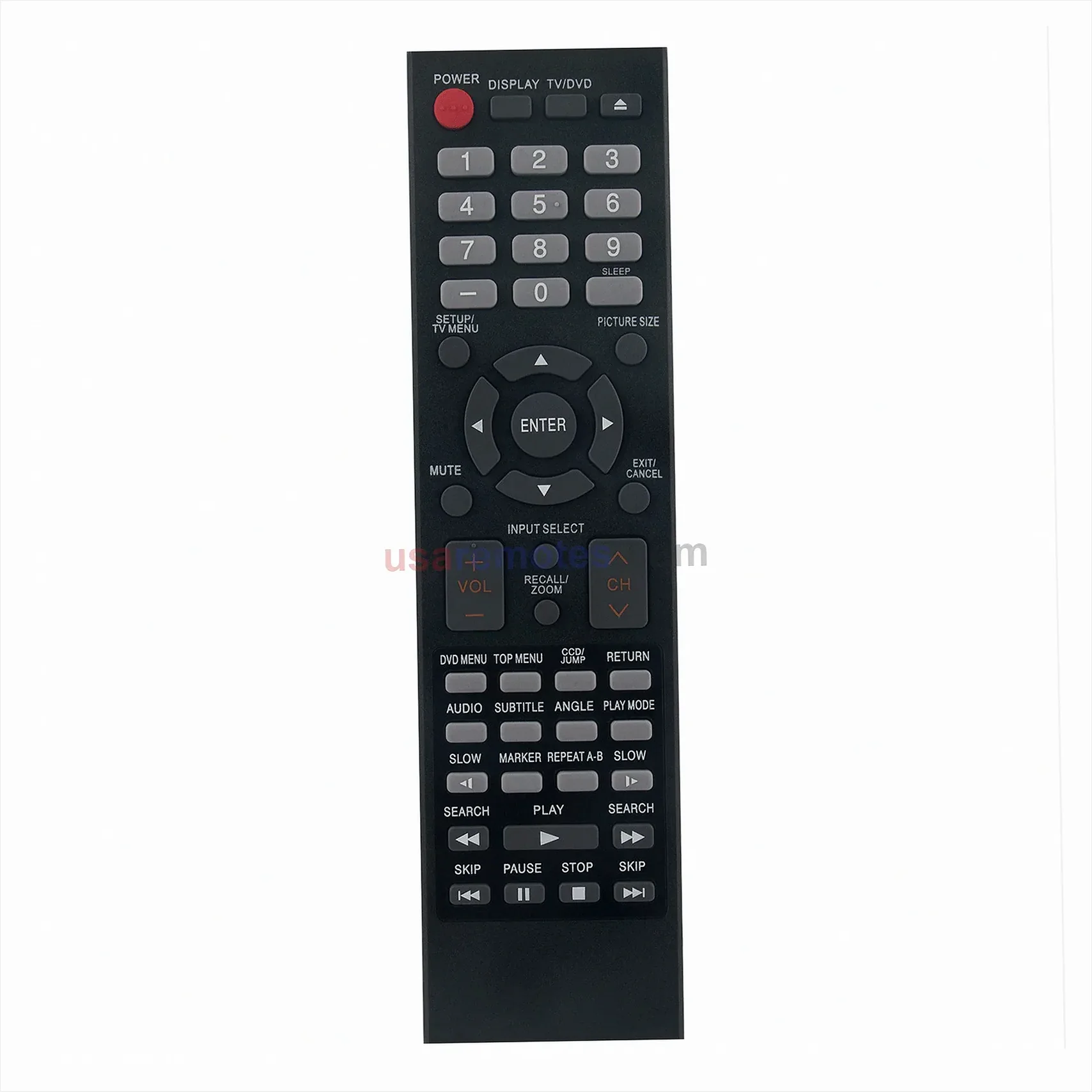 Sanyo DP32670 TV DVD Combo Remote Control Sanyo DP32670 TV DVD Combo Remote Control