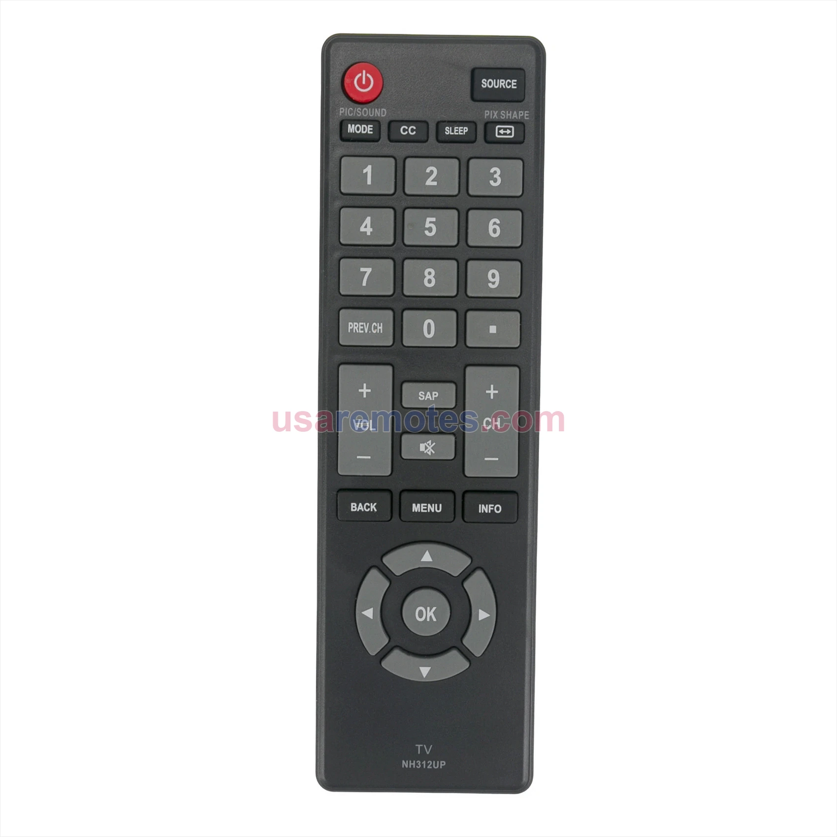 Sanyo FW32D06F-B remote control replacement Sanyo FW32D06F-B remote control replacement