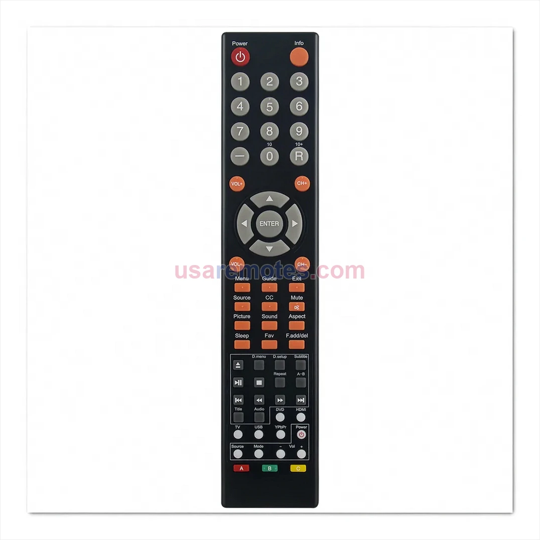 Sceptre E165WV-SS remote control replacement Sceptre E165WV-SS remote control replacement