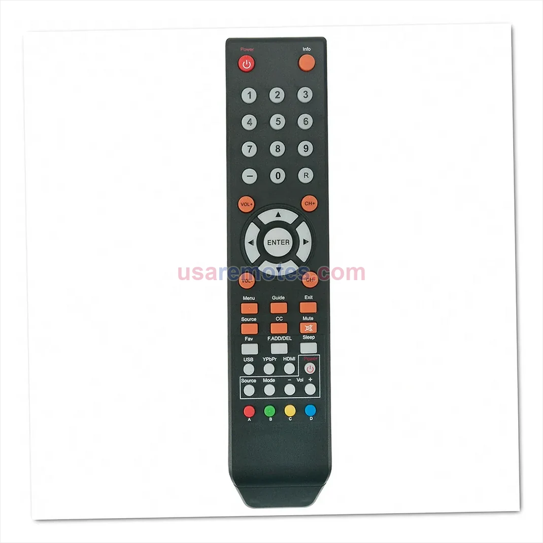 Sceptre E195BD-SR remote control replacement Sceptre E195BD-SR remote control replacement