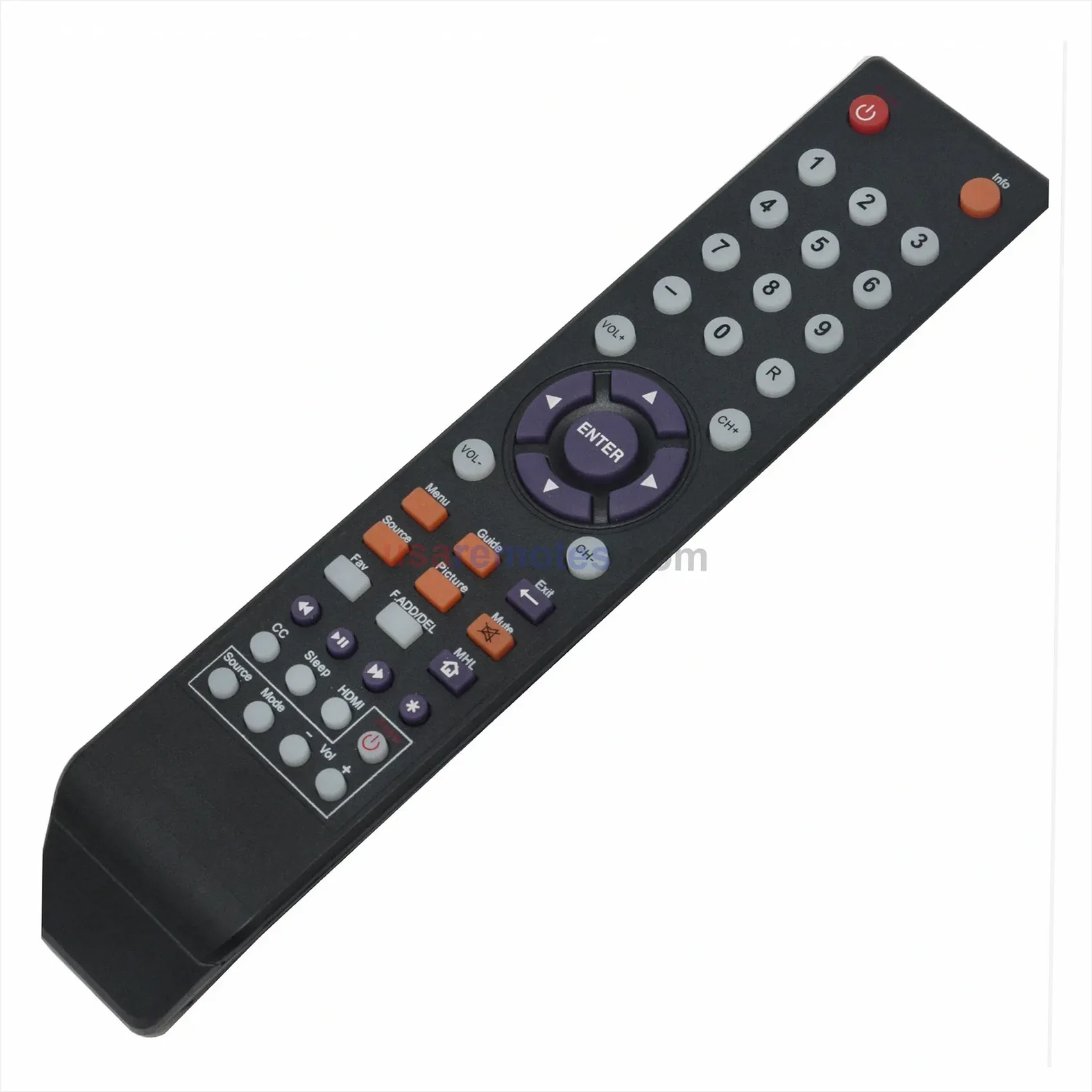 Sceptre E195BV-SR remote control replacement Sceptre E195BV-SR remote control replacement