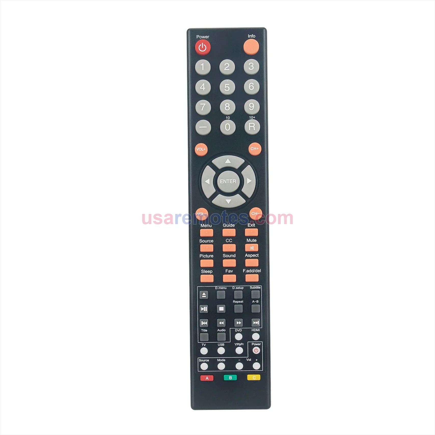 Sceptre E328BD-SR remote control replacement Sceptre E328BD-SR remote control replacement