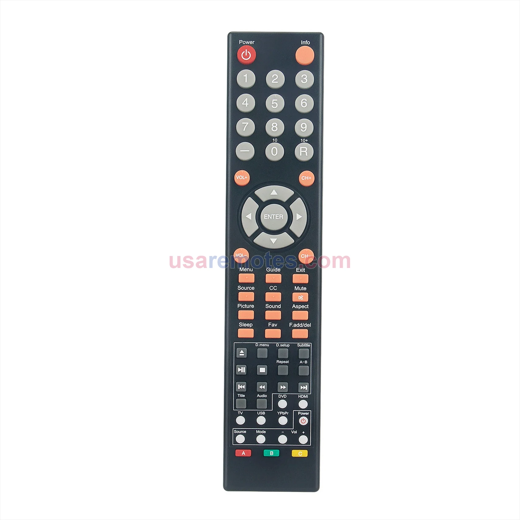Sceptre E328UD-SR remote control replacement