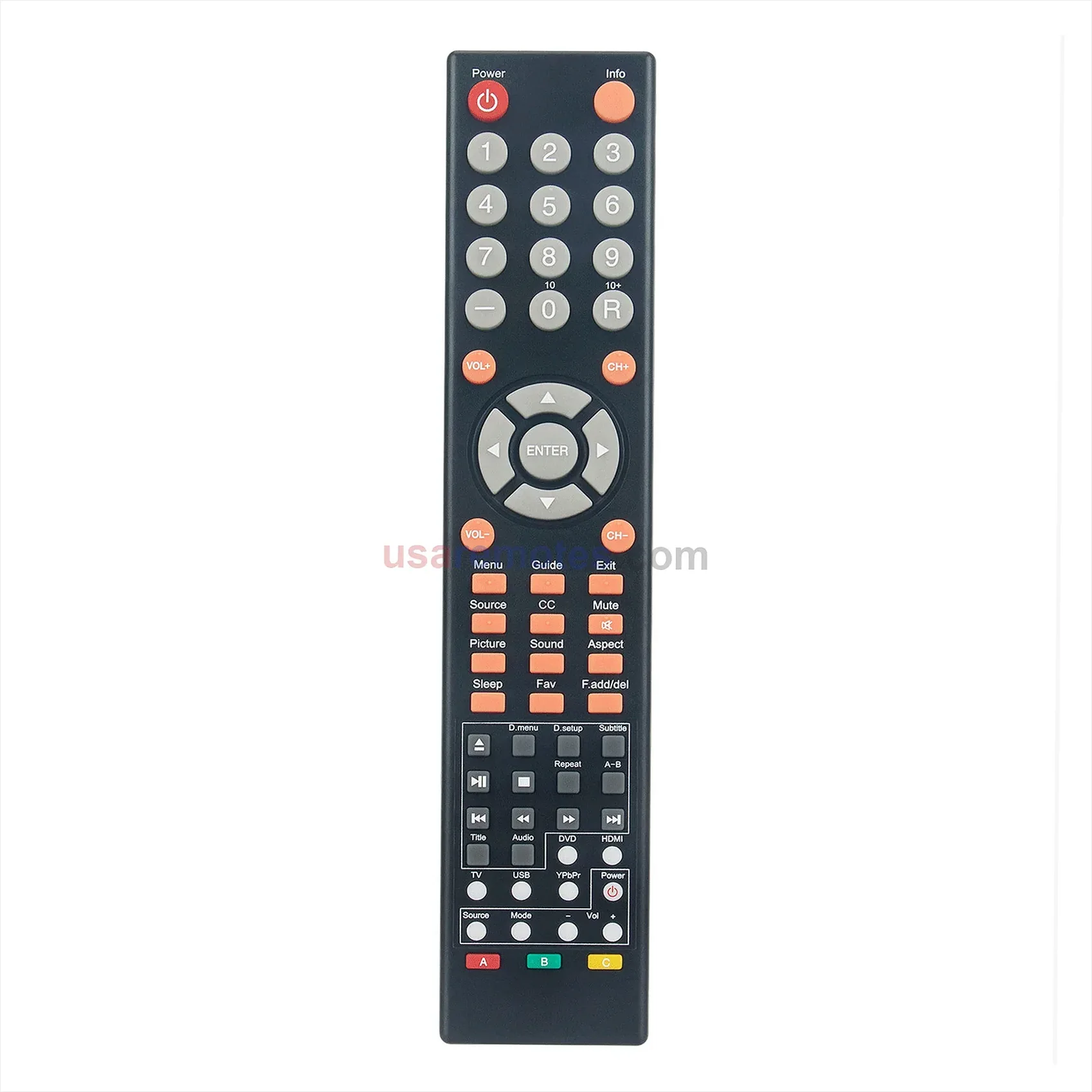 Sceptre E328UD-SR TV / DVD Combo Remote Control Sceptre E328UD-SR TV / DVD Combo Remote Control