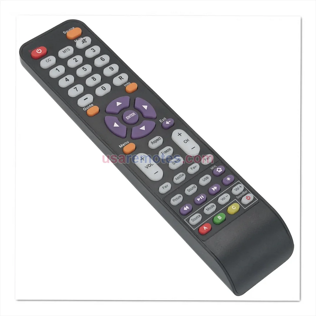 Sceptre U508CV-UMK TV remote control replacement Sceptre U508CV-UMK TV remote control replacement