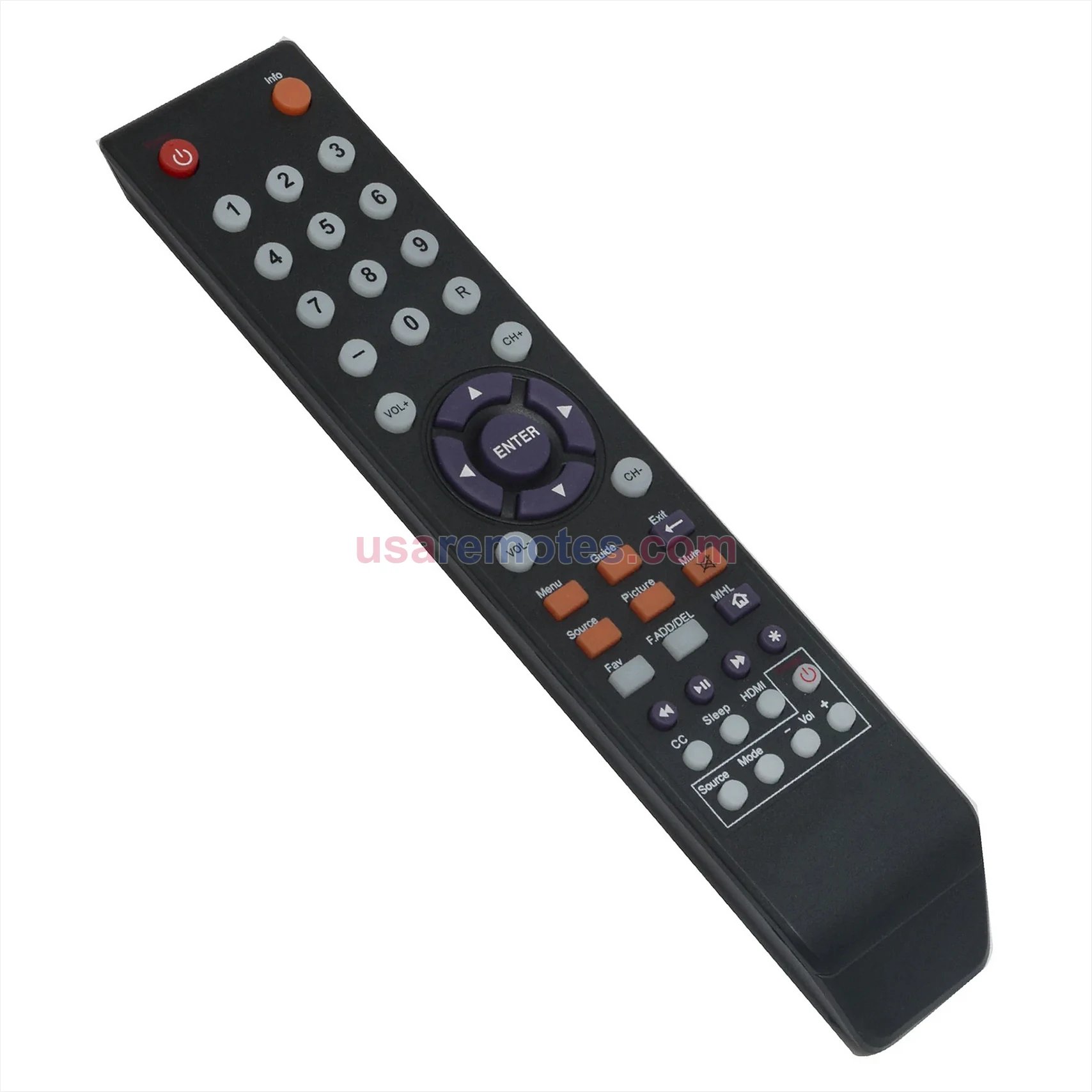 Sceptre X322BV-SRR remote control replacement Sceptre X322BV-SRR remote control replacement