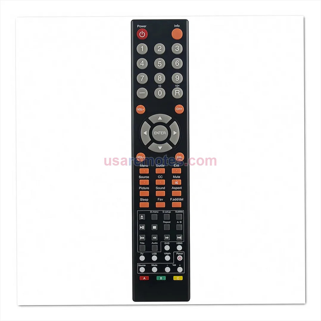 Sceptre X325BV-FMDR remote control replacement Sceptre X325BV-FMDR remote control replacement