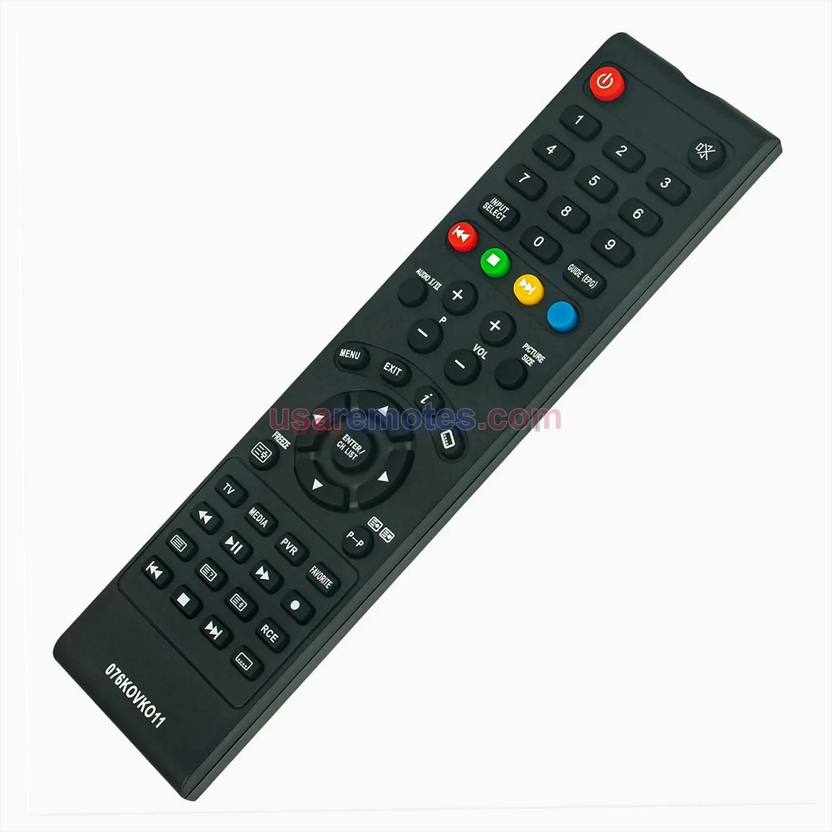 Sharp 076K0UW011 remote control replacement Sharp 076K0UW011 remote control replacement