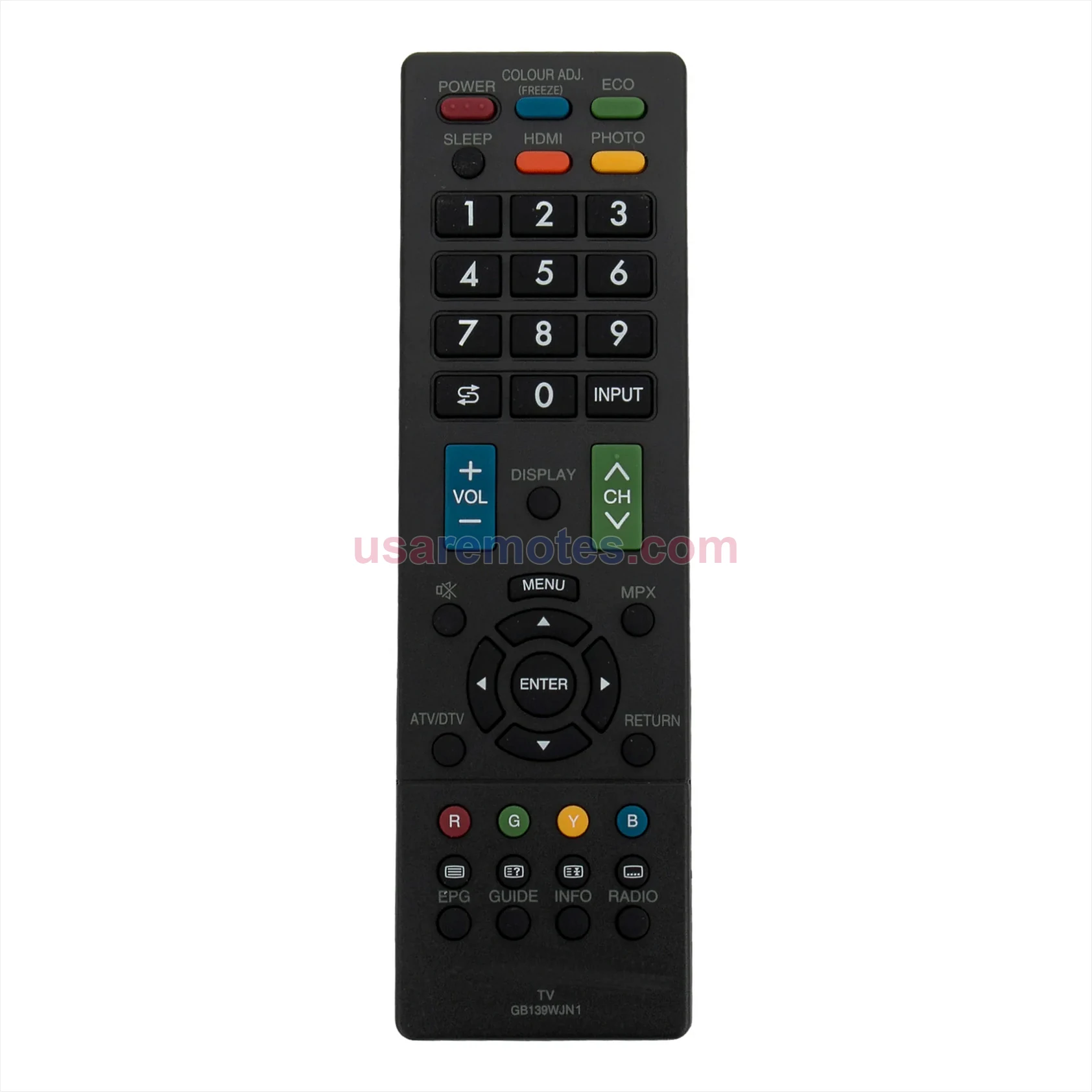 Sharp 22FLHZR274LW remote control replacement Sharp 22FLHZR274LW remote control replacement