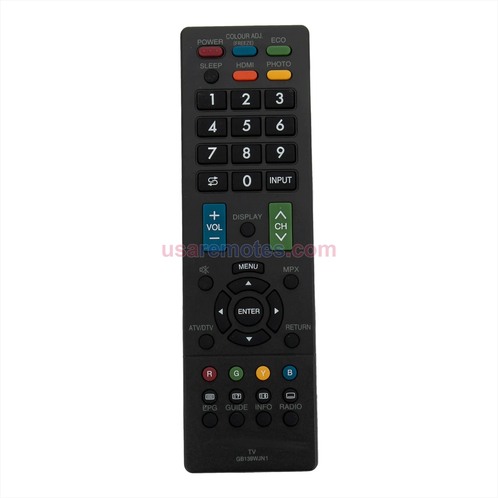 Sharp 42FLHYR274S remote control replacement Sharp 42FLHYR274S remote control replacement