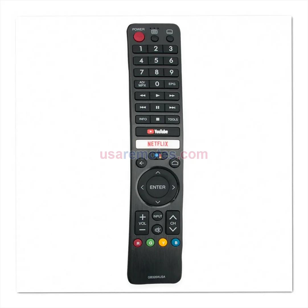 Sharp 4T-C60BK1X TV remote control replacement Sharp 4T-C60BK1X TV remote control replacement