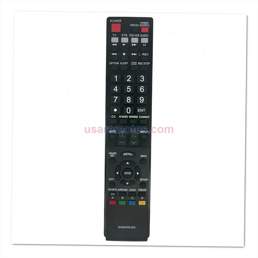 Sharp LC-60LE810UN remote control replacement Sharp LC-60LE810UN remote control replacement
