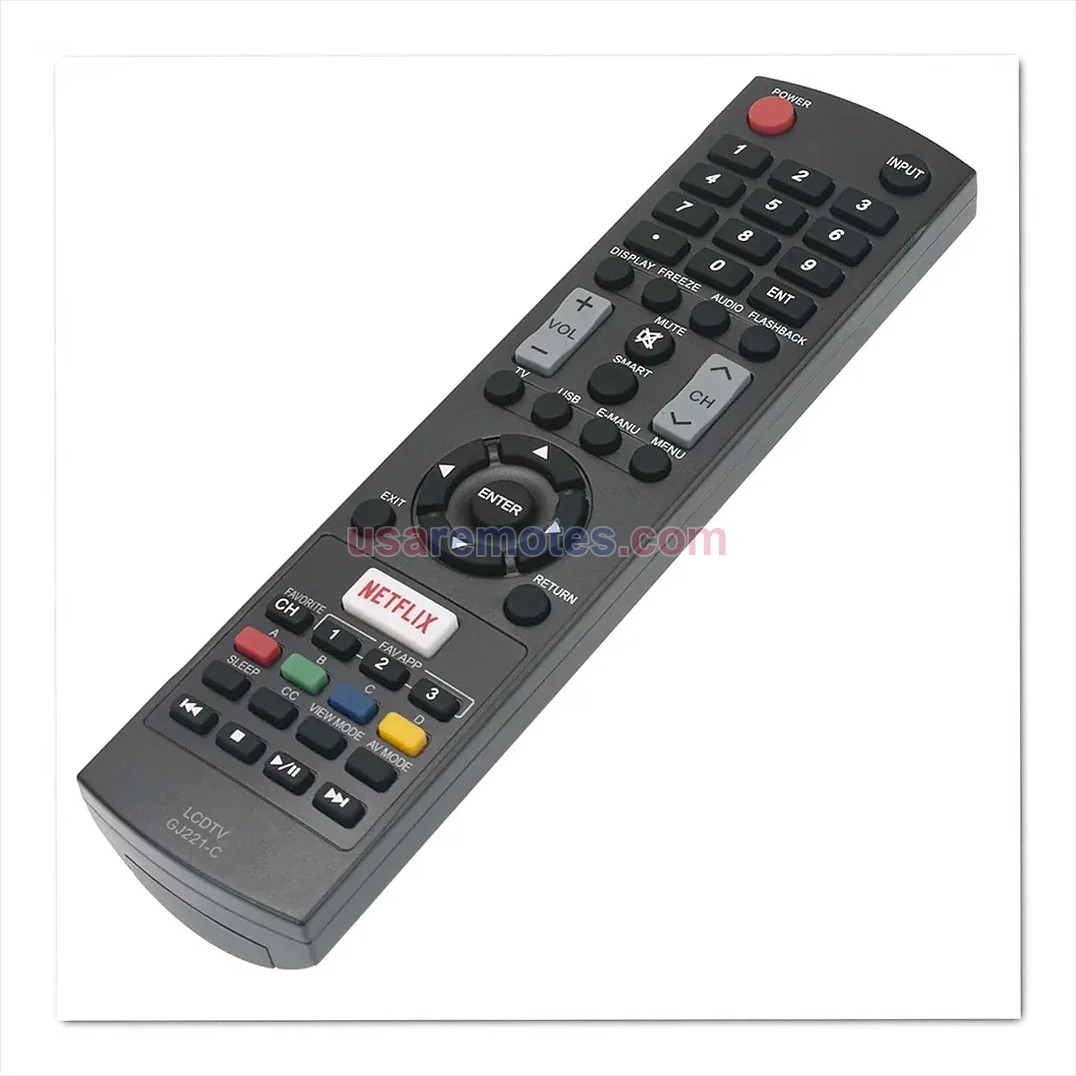 Sharp LC-65LE645U TV remote control replacement Sharp LC-65LE645U TV remote control replacement