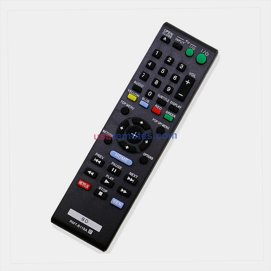 Sony BDP-BX59 Blu-ray / DVD Player Remote Control Sony BDP-BX59 Blu-ray / DVD Player Remote Control