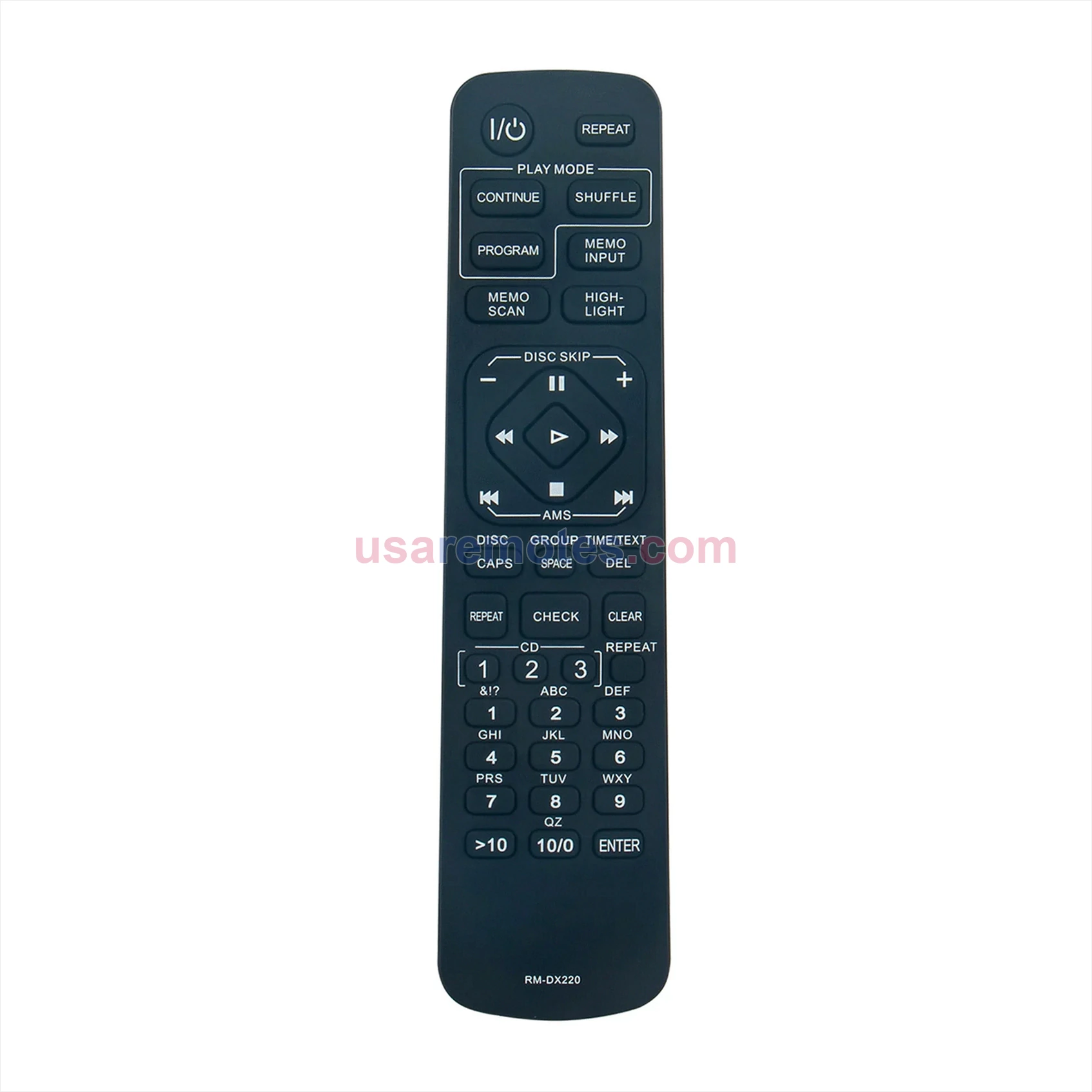 Sony CDPX200 remote control replacement Sony CDPX200 remote control replacement