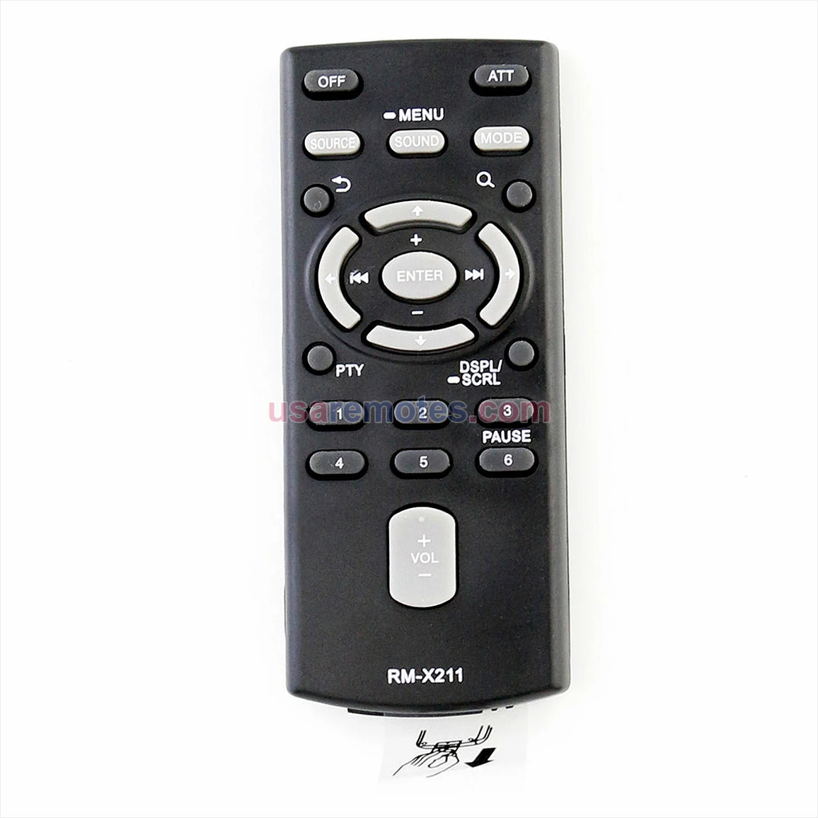 Sony CDX-DAB500U remote control replacement Sony CDX-DAB500U remote control replacement