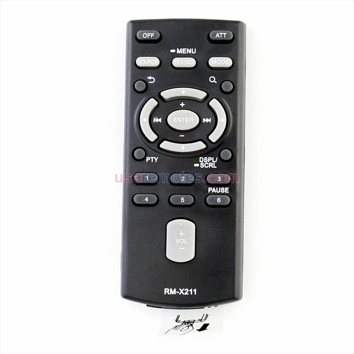 Sony CDX-G3000UP remote control replacement Sony CDX-G3000UP remote control replacement