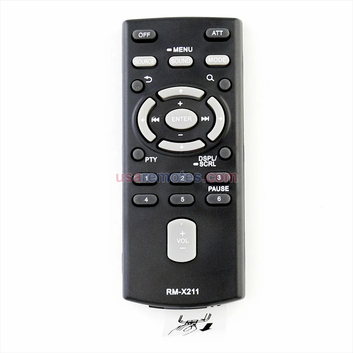 Sony CDX-GT57UP remote control replacement Sony CDX-GT57UP remote control replacement