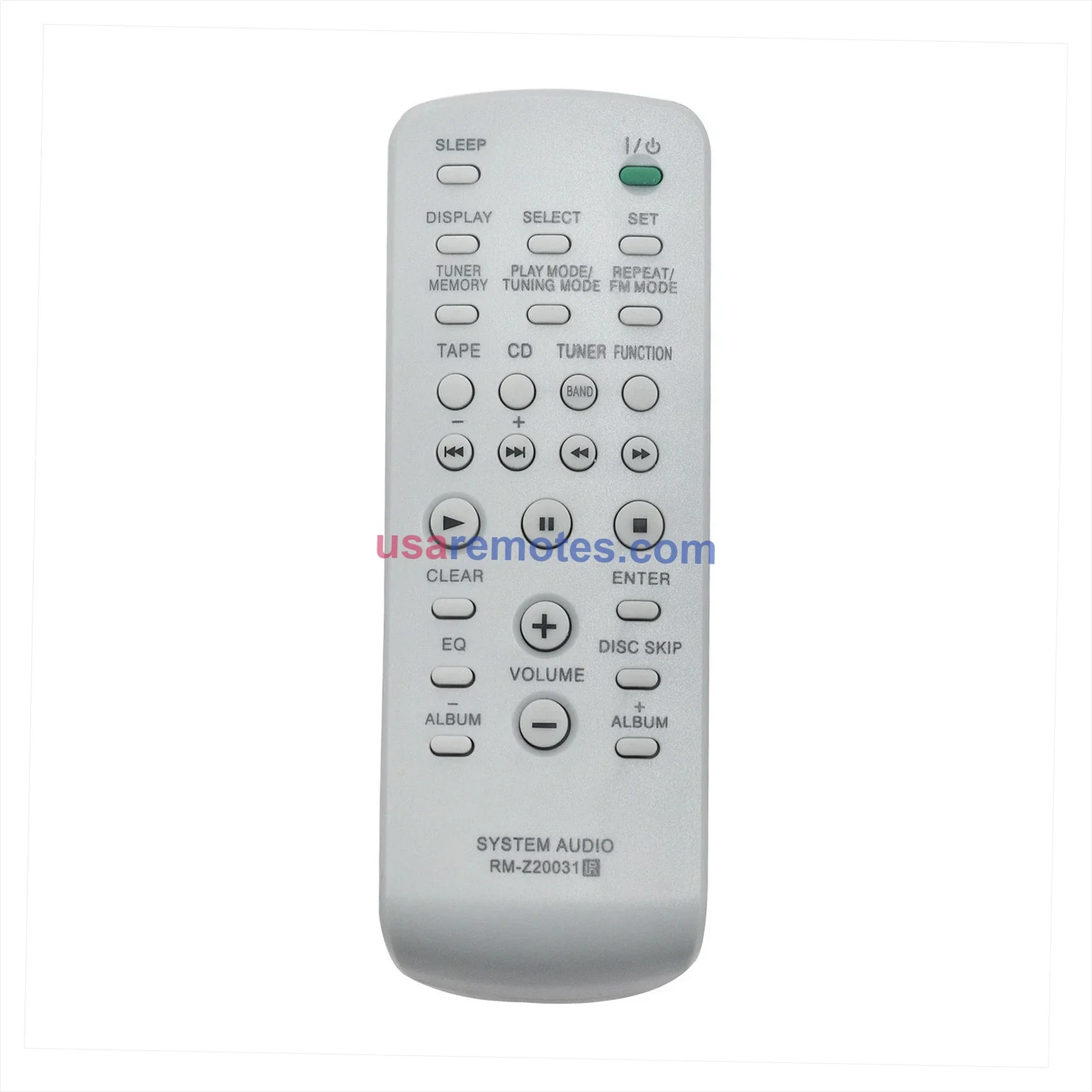 Sony CMT-CPX22 remote control replacement Sony CMT-CPX22 remote control replacement