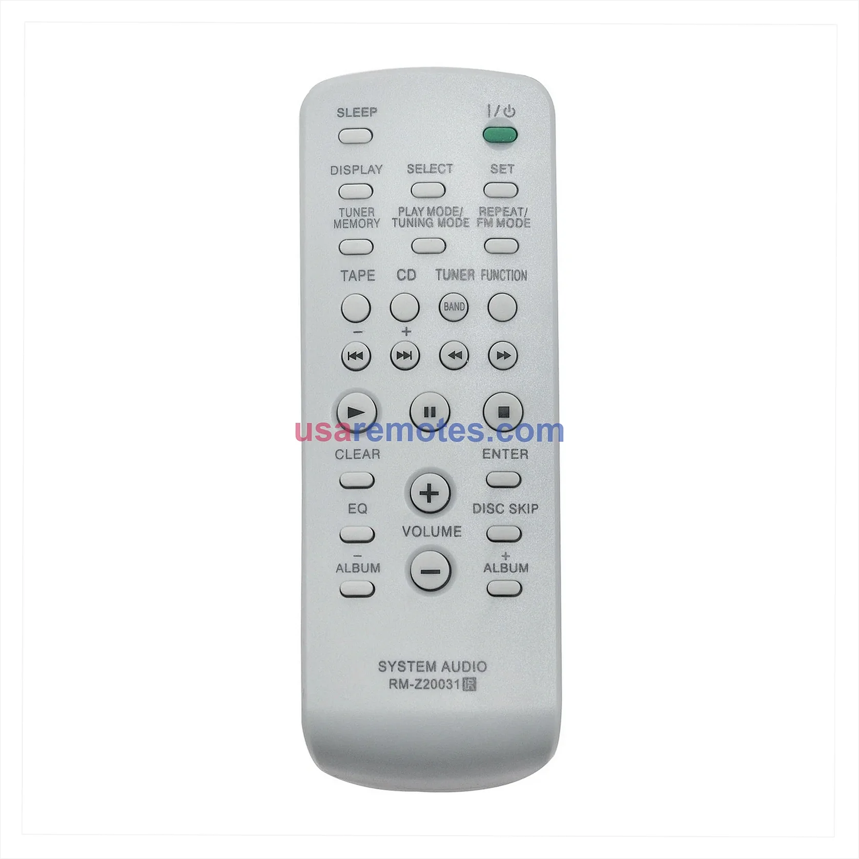 Sony CMT-GPX6 remote control replacement Sony CMT-GPX6 remote control replacement