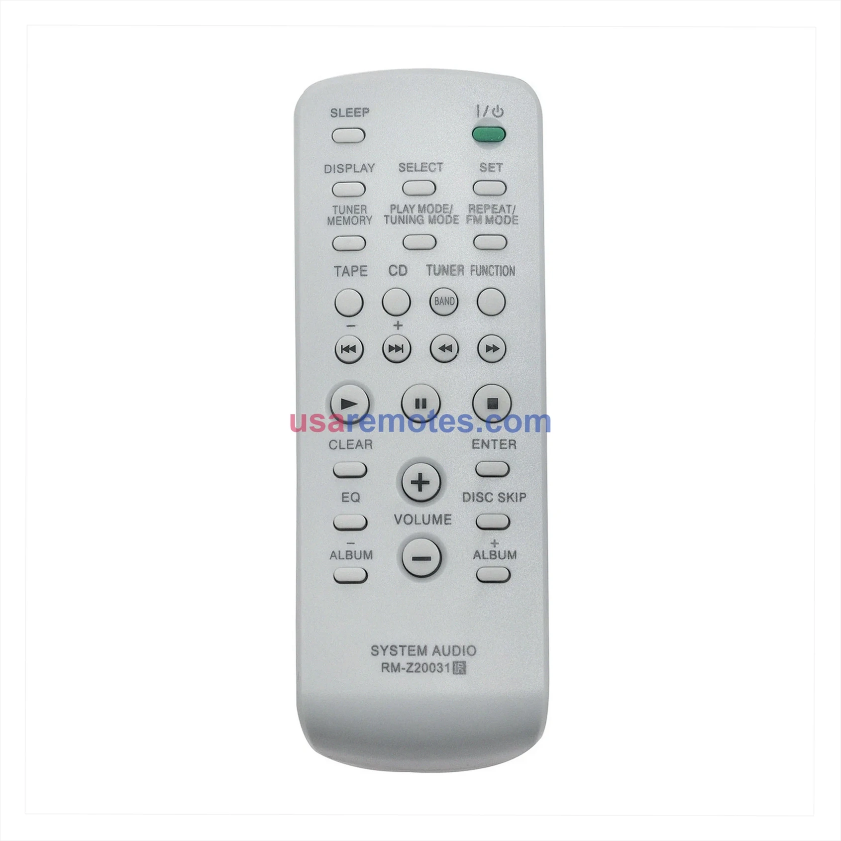 Sony CMT-HPX7 remote control replacement Sony CMT-HPX7 remote control replacement