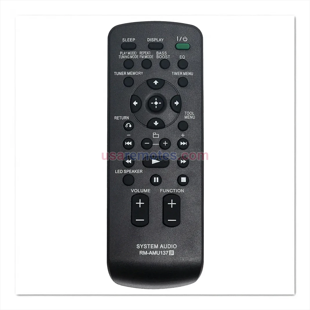 Sony CMT-HX50BTR remote control replacement Sony CMT-HX50BTR remote control replacement