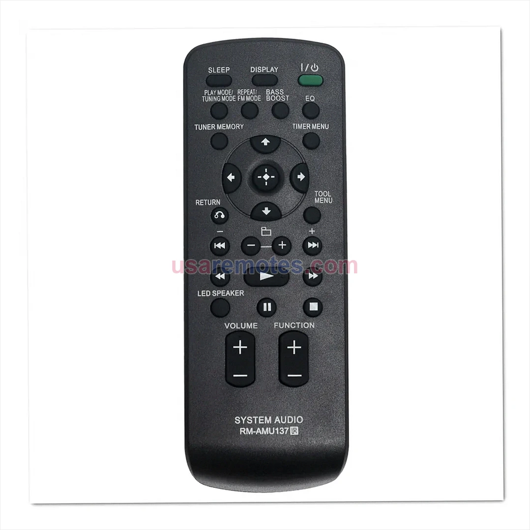 Sony CMT-MX550I remote control replacement Sony CMT-MX550I remote control replacement