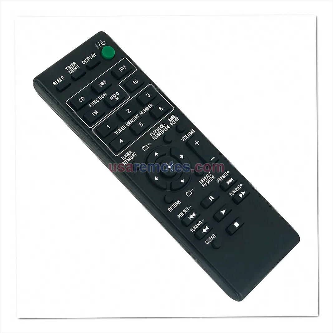 Sony CMT-S20 remote control replacement Sony CMT-S20 remote control replacement