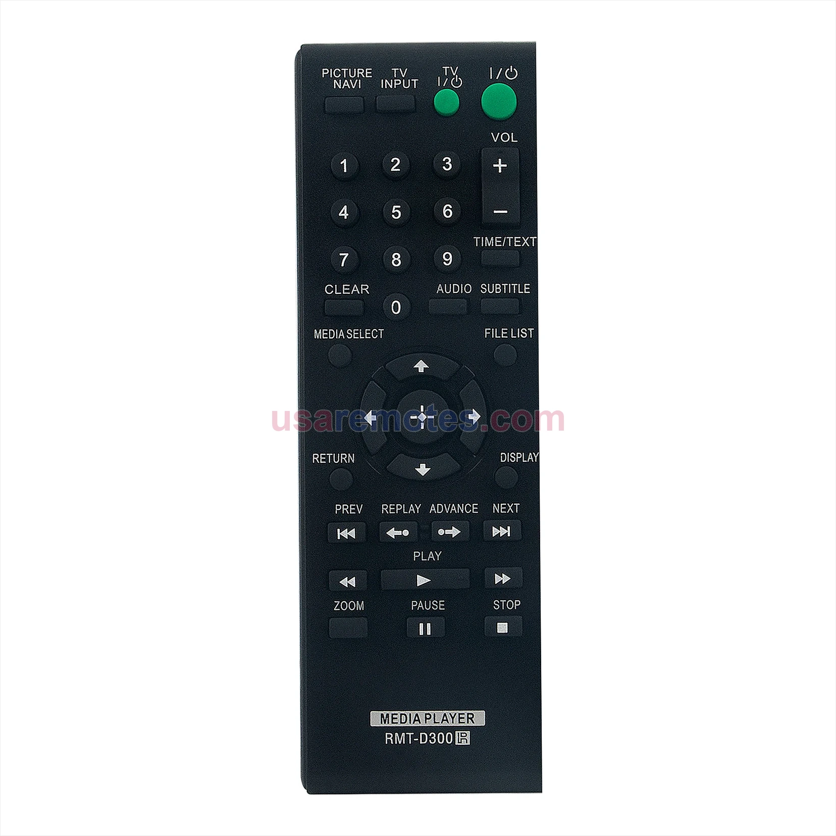 Sony D300 remote control replacement Sony D300 remote control replacement