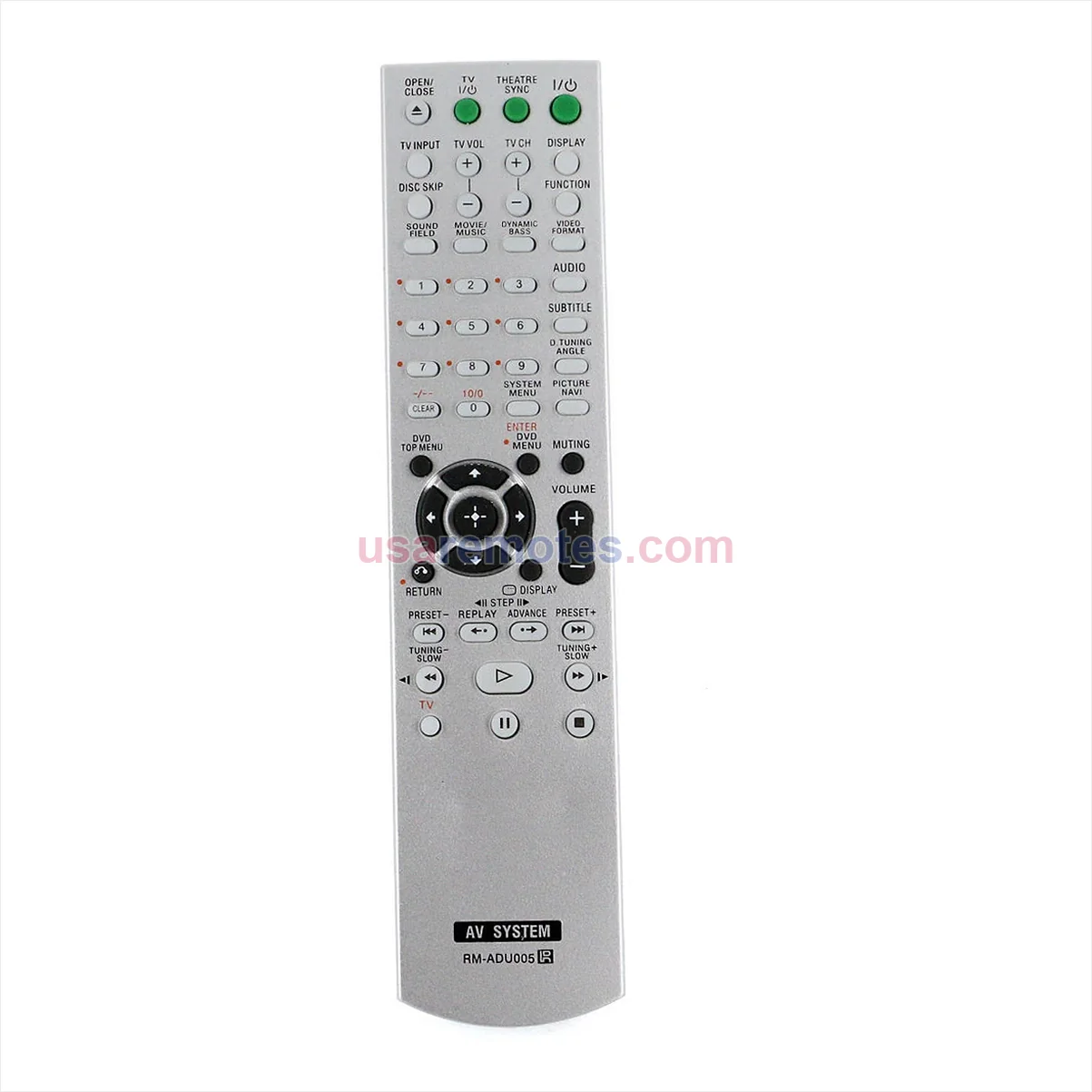 Sony DAV-DZ530 remote control replacement Sony DAV-DZ530 remote control replacement
