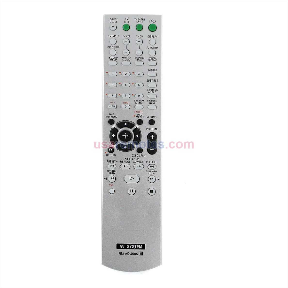 Sony DAV-DZ630 remote control replacement Sony DAV-DZ630 remote control replacement