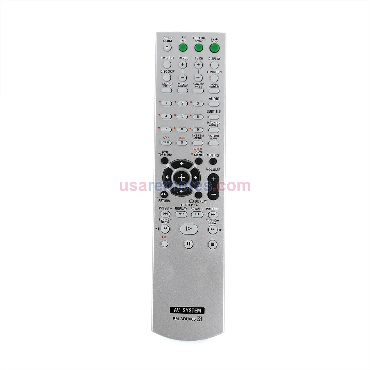 Sony DAVDZ230 remote control replacement