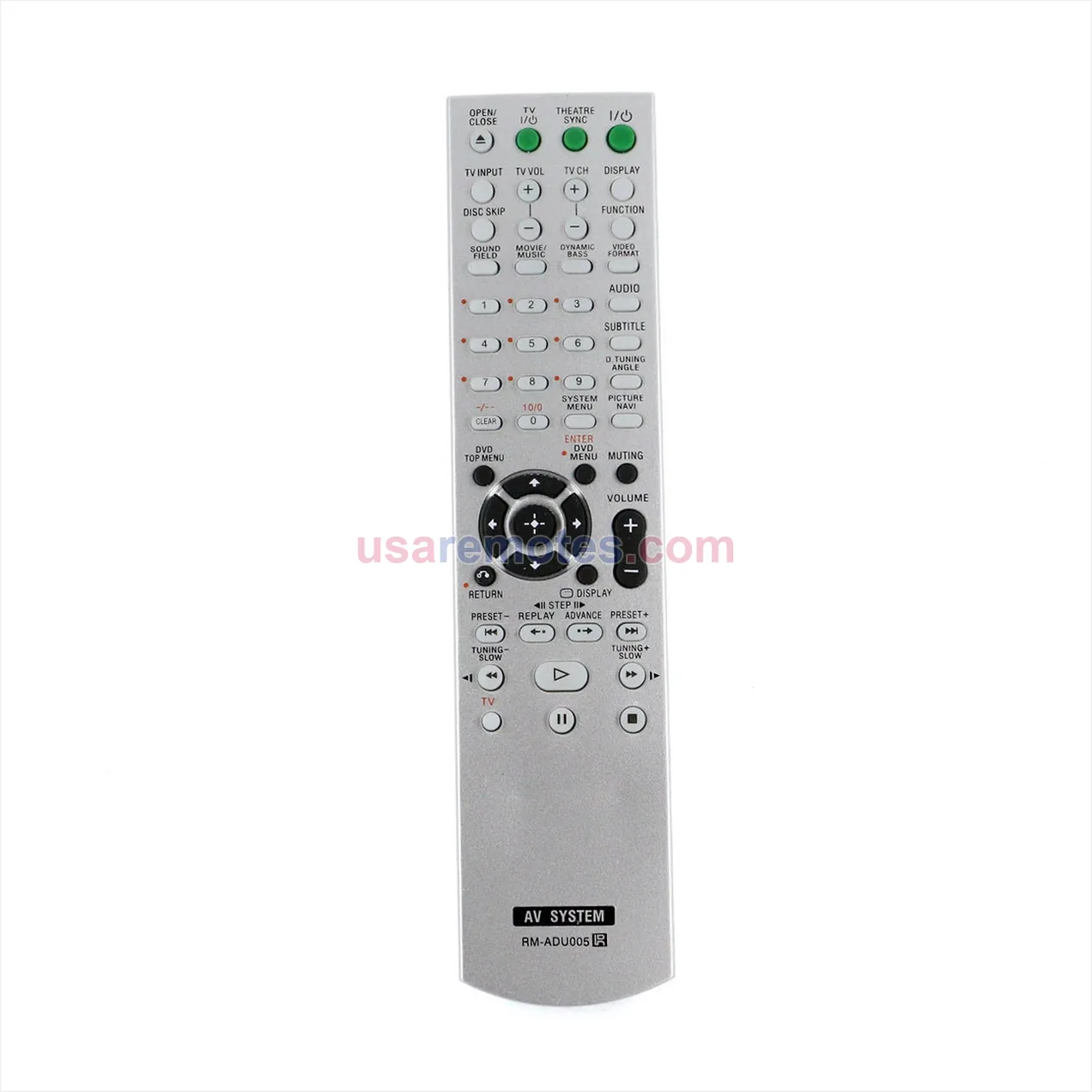 Sony DAVHDX265 remote control replacement Sony DAVHDX265 remote control replacement