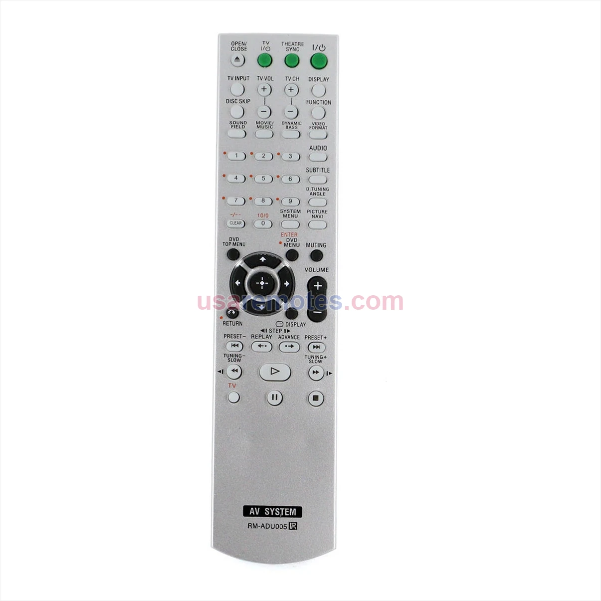 Sony DAVHDX267W remote control replacement Sony DAVHDX267W remote control replacement