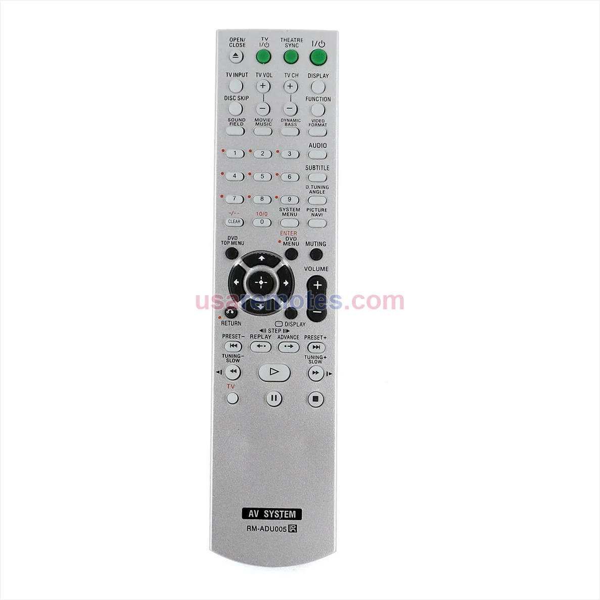 Sony DAVHDX465 remote control replacement Sony DAVHDX465 remote control replacement