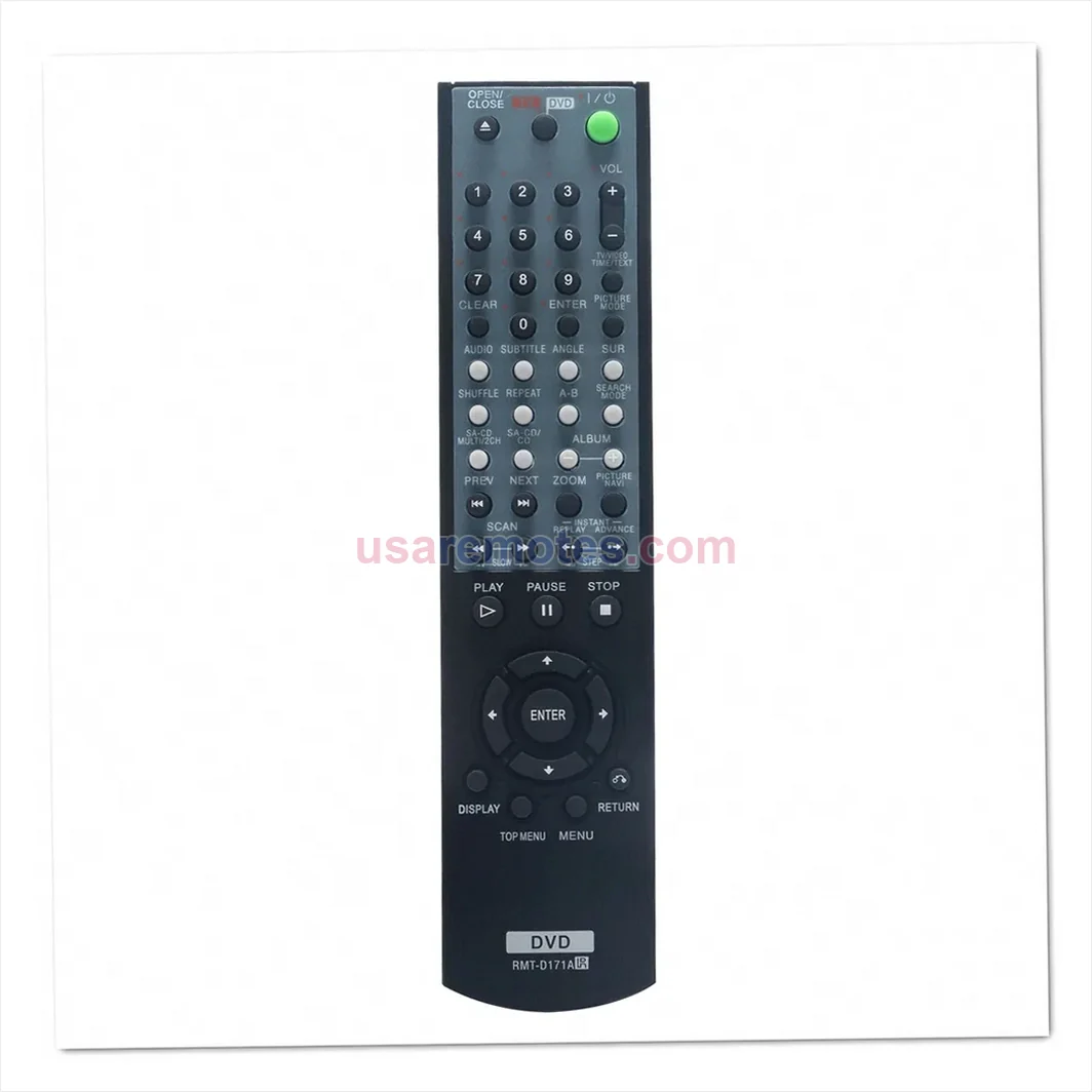 Sony DVP-NS325B remote control replacement Sony DVP-NS325B remote control replacement