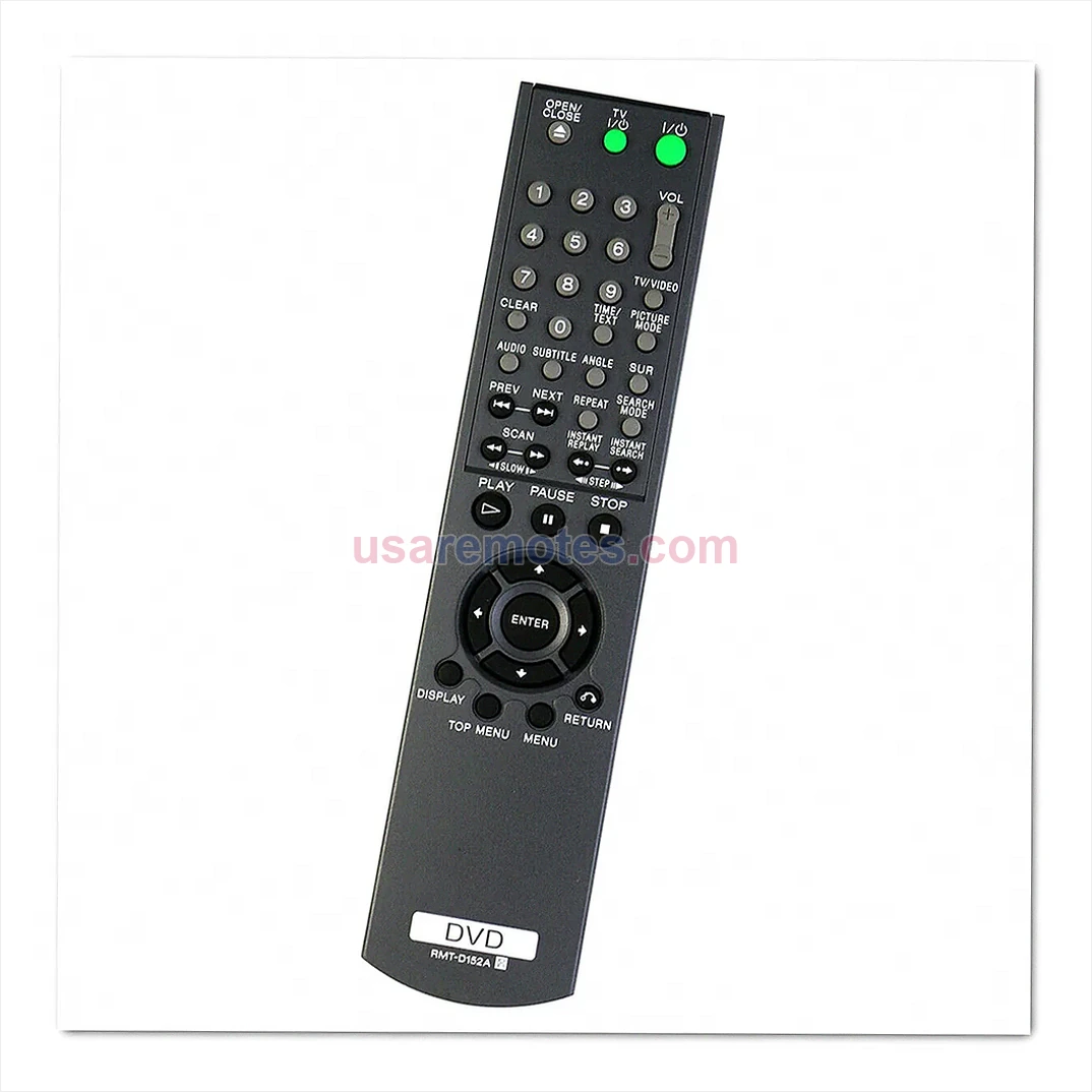 Sony DVP-NS47P remote control replacement Sony DVP-NS47P remote control replacement