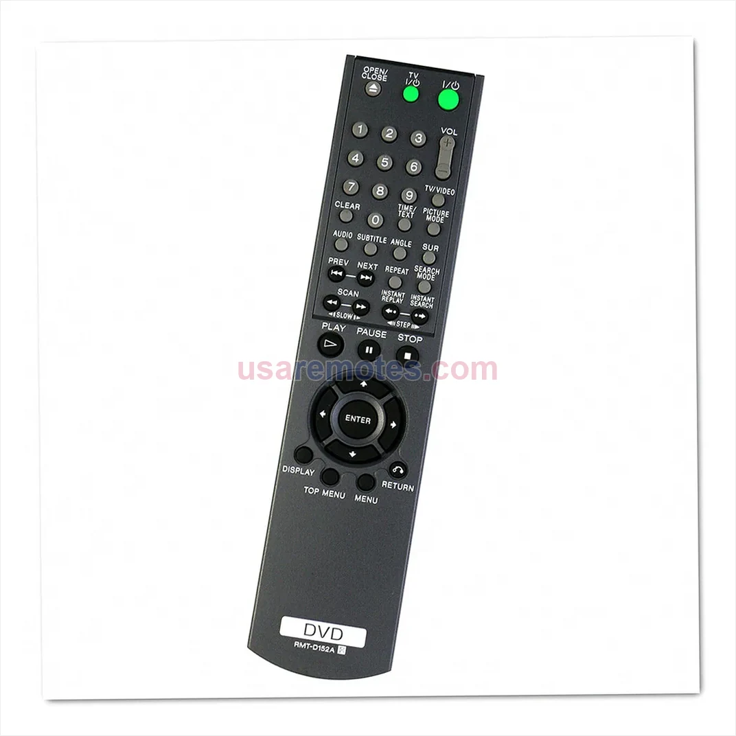 Sony DVP-NS55P remote control replacement Sony DVP-NS55P remote control replacement
