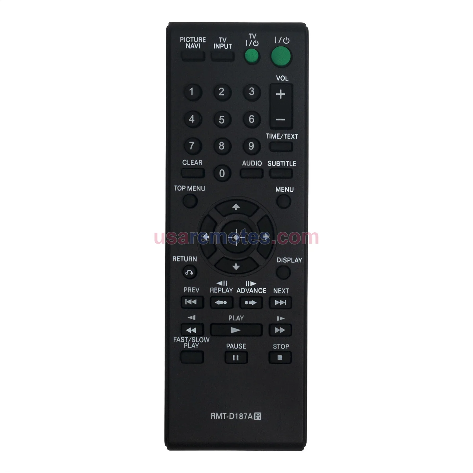 Sony DVP-NS611HP remote control replacement Sony DVP-NS611HP remote control replacement