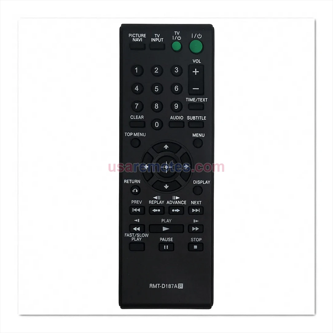 Sony DVP-NS710 remote control replacement Sony DVP-NS710 remote control replacement