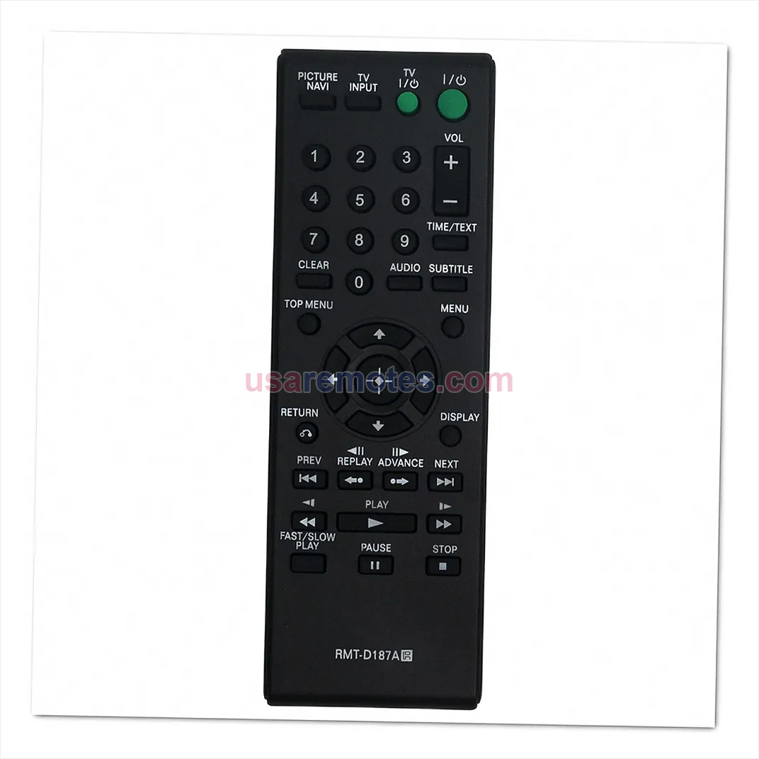 Sony DVP-NS718H remote control replacement Sony DVP-NS718H remote control replacement