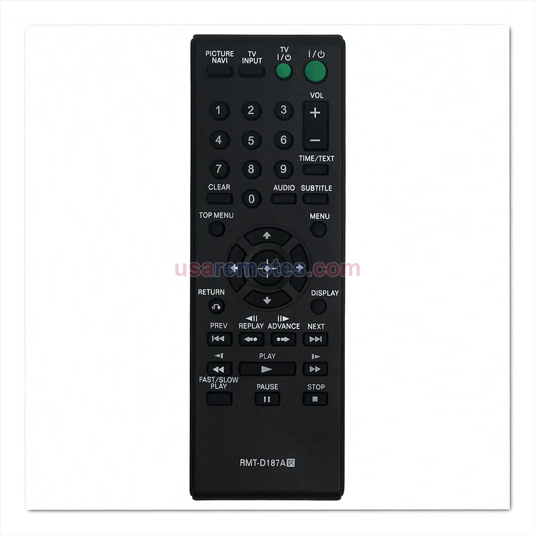 Sony DVP-SR200PPX3 remote control replacement Sony DVP-SR200PPX3 remote control replacement