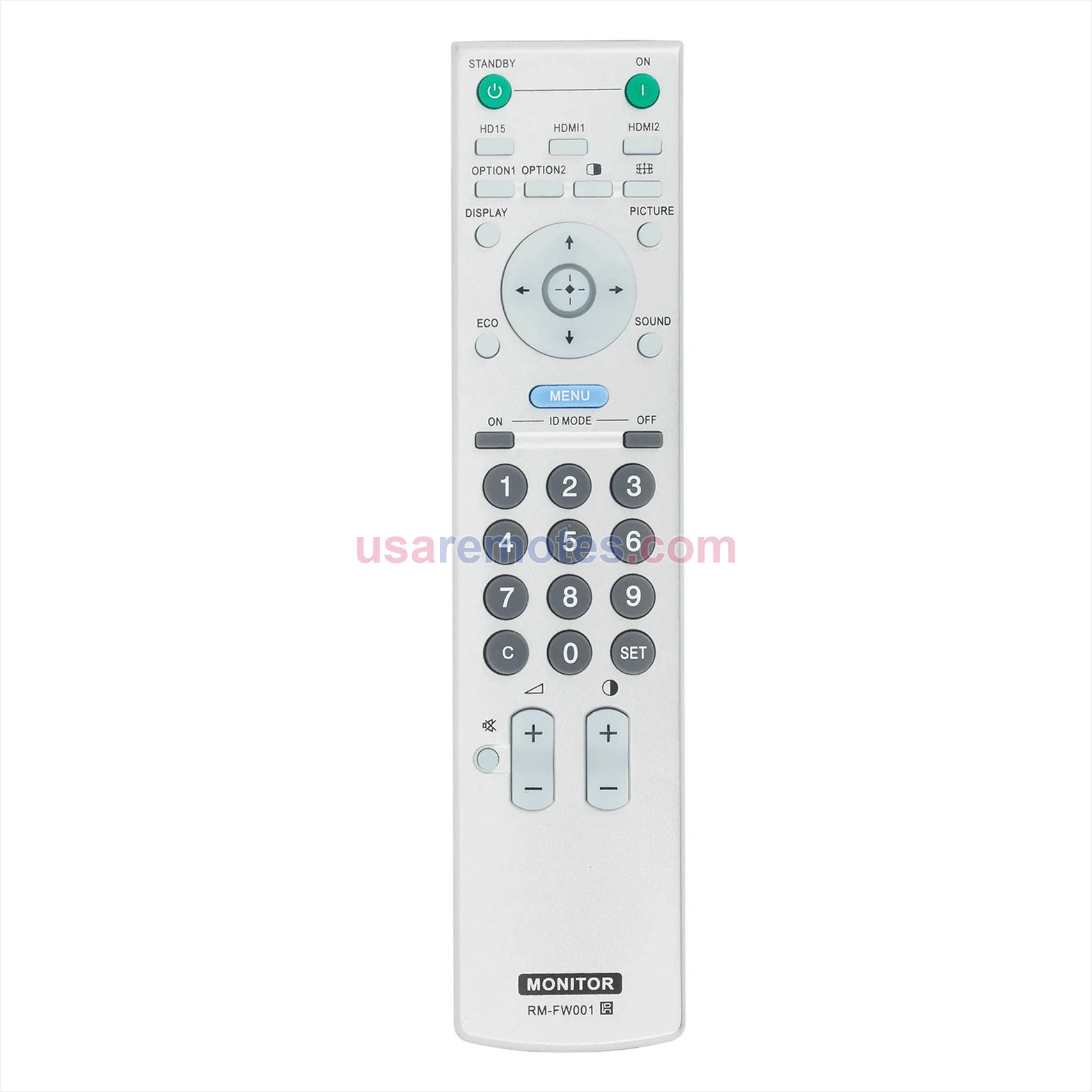Sony FWD-40LX2F remote control replacement Sony FWD-40LX2F remote control replacement