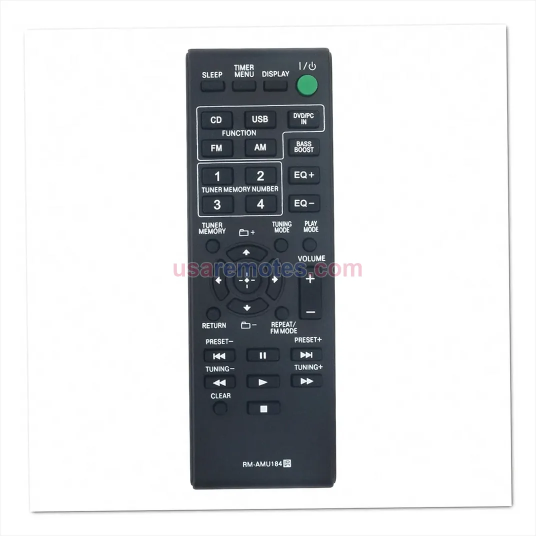 Sony GTK-N1BT remote control replacement Sony GTK-N1BT remote control replacement